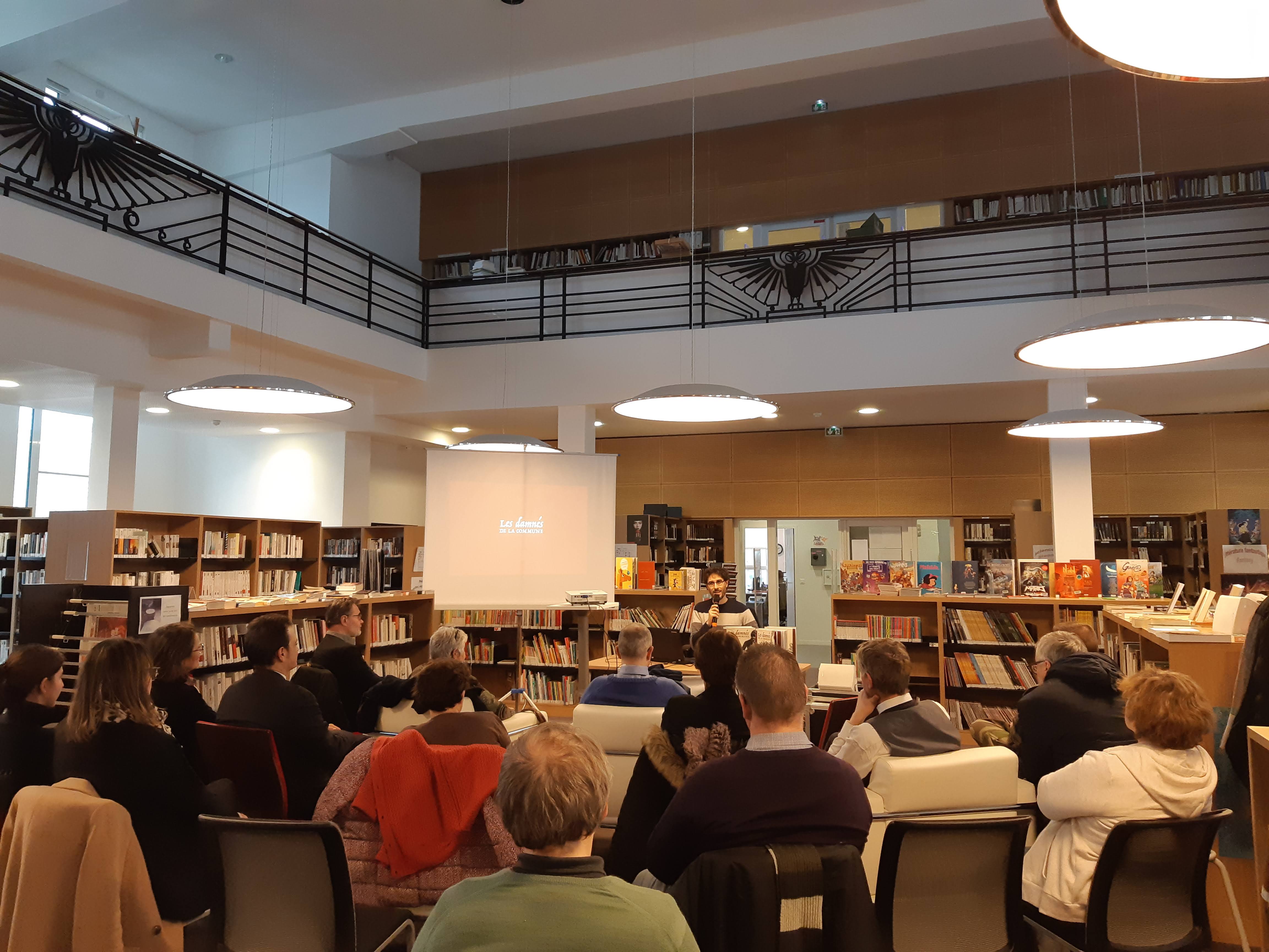 Conférence de Raphaël Meyssan à la bibliothèque Clément Ader du ministère des Armées