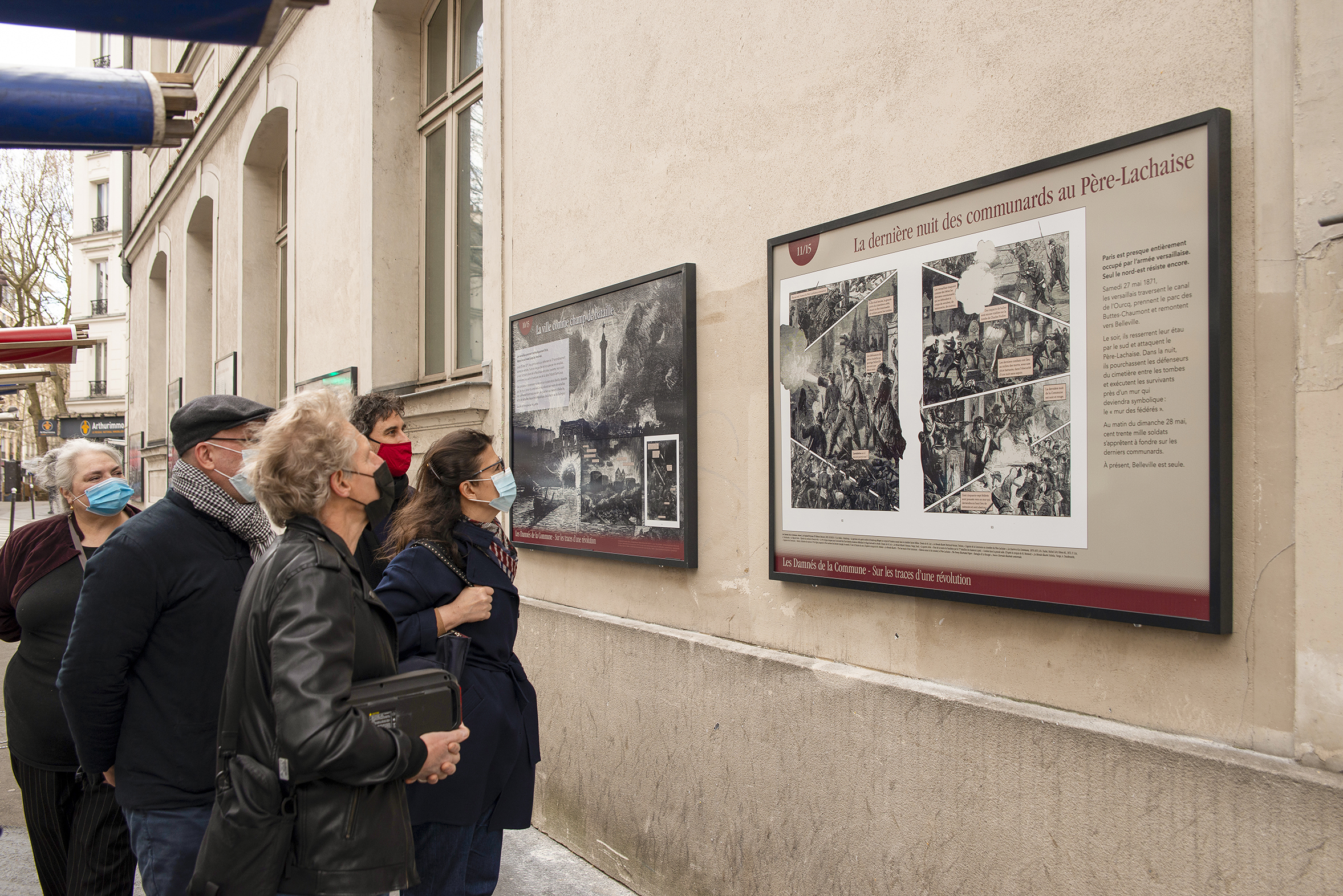 Exposition extérieure « Les Damnés de la Commune, sur les traces d'une révolution »
