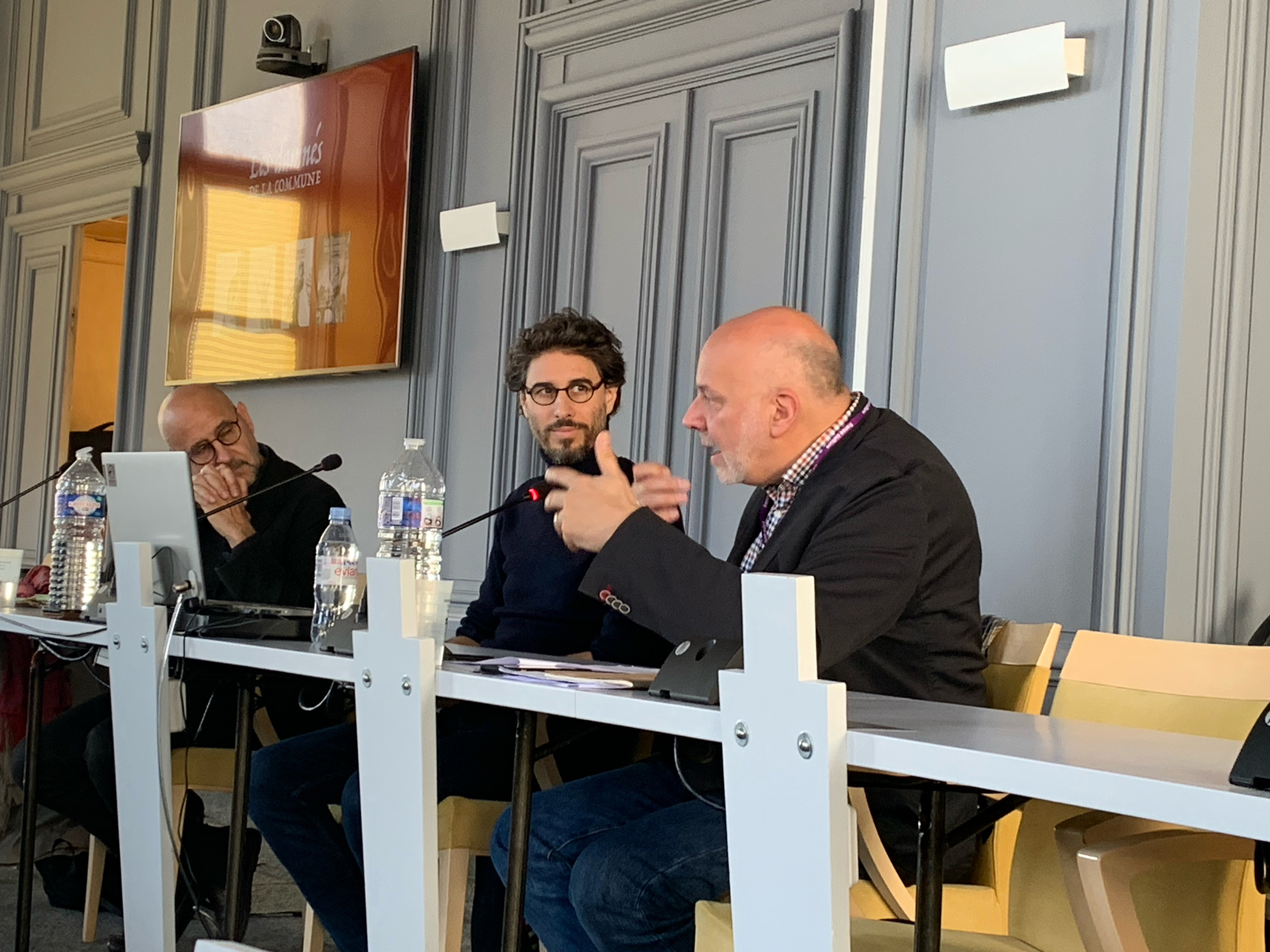 Conférence avec les historiens Bertrand Tillier et Pierre Serna : « Les Damnés de la commune : dans la fabrique d'une BD et d'un film »