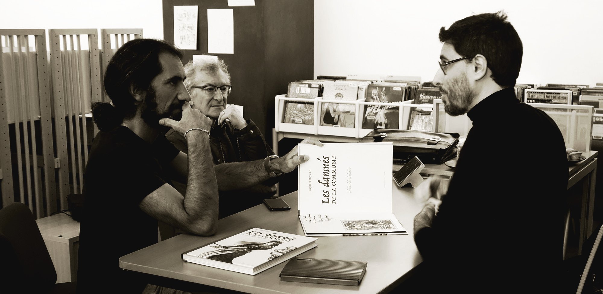 Dédicaces à la médiathèque du journal « Le Monde »